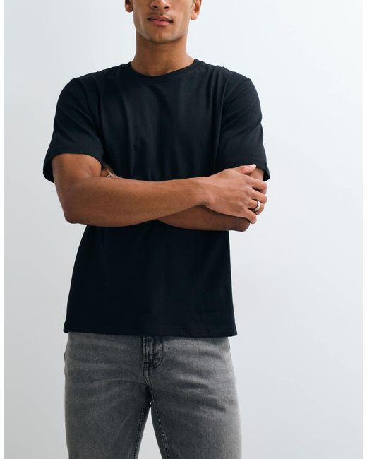 Jack & Jones 3er-pack basic-t-shirts in Blue für Herren