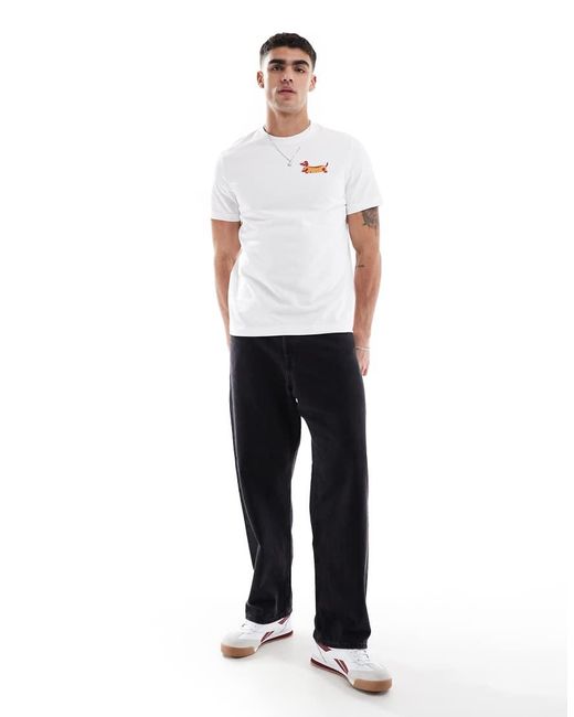 Farah White Devon T-shirt for men