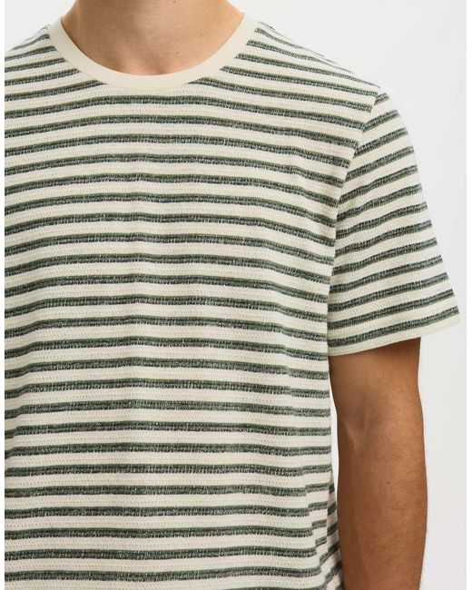 SELECTED Green T-Shirt for men