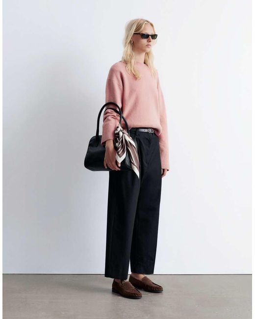 & Other Stories Pink Crew Neck Jumper
