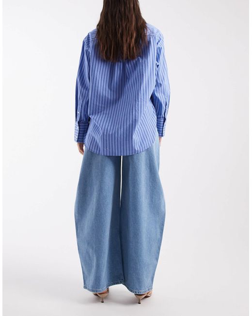 ASOS Blue Oversized Clean Barrel