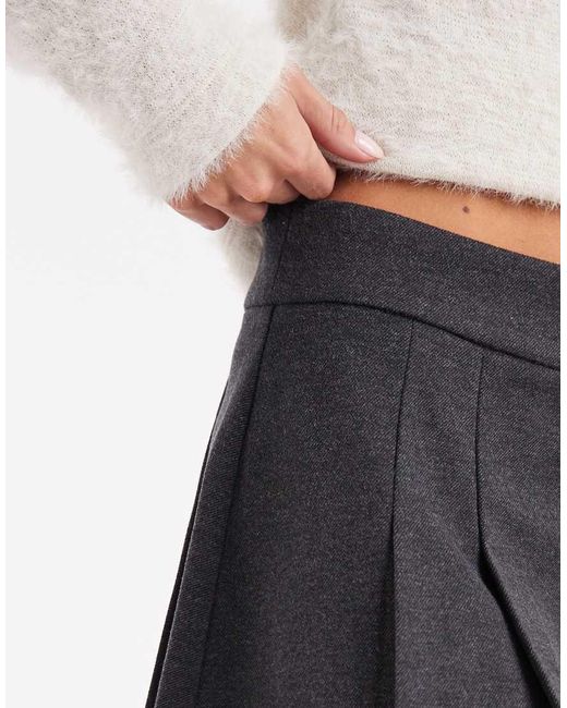 Vero Moda White Pleated Mini Skirt