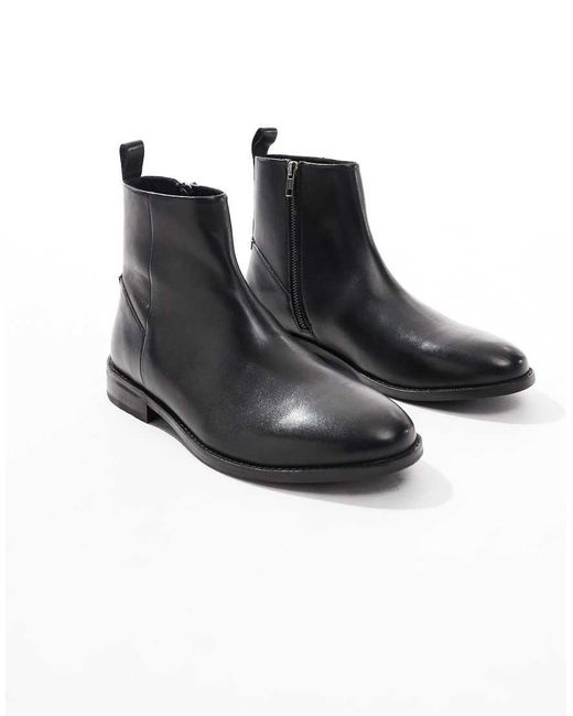 ASOS Gray Chelsea Boots for men