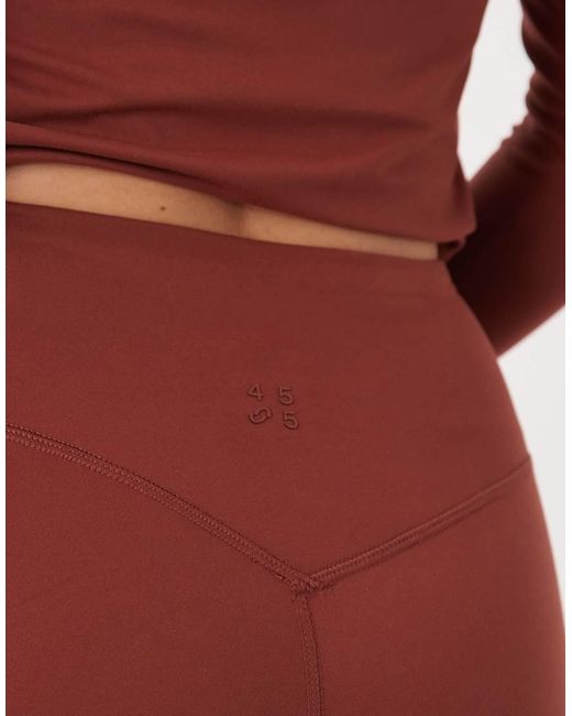 4505 Red Icon High Waist 8 Inch legging Short