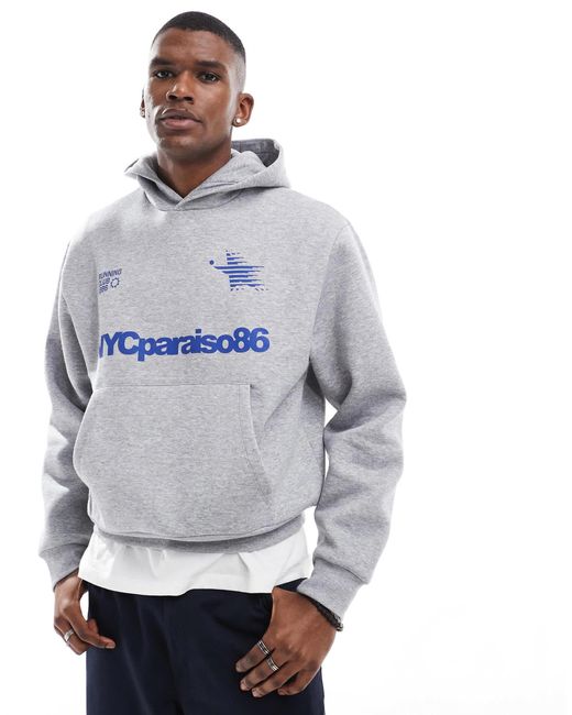 Asos mens grey hoodie best sale
