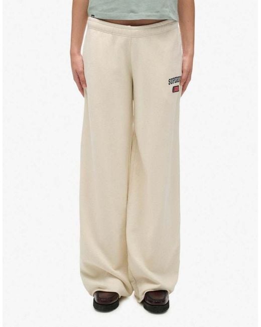 Superdry Natural Athletic Essentials Wide Leg Joggers