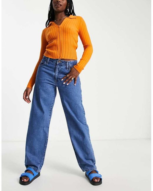 Levi's Blue baggy Dad Jean