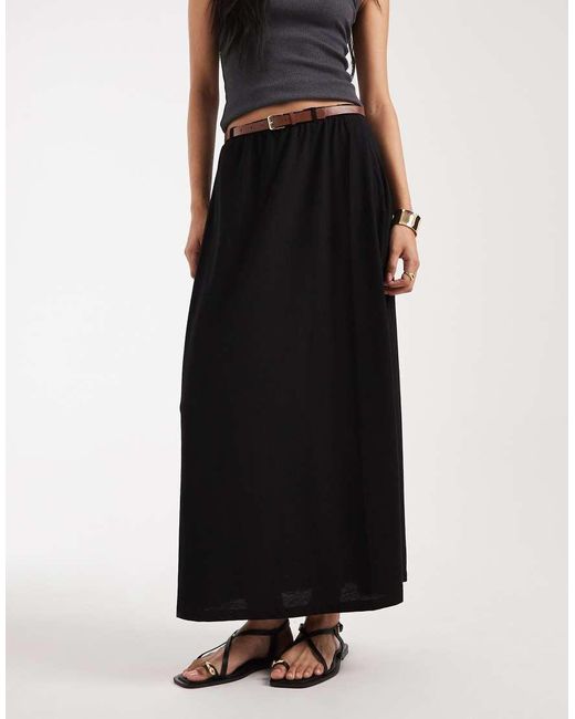 Gonna Lunga di Vero Moda in Black