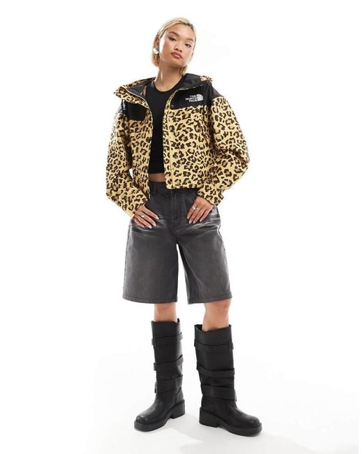Chaqueta Impermeable Con Estampado De Leopardo Reign On Exclusiva En Asos De The North Face de color Metallic