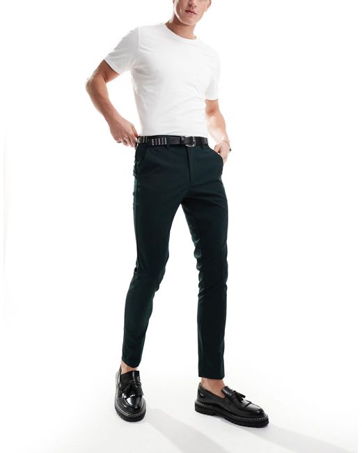 ASOS Black Skinny Suit Pants for men