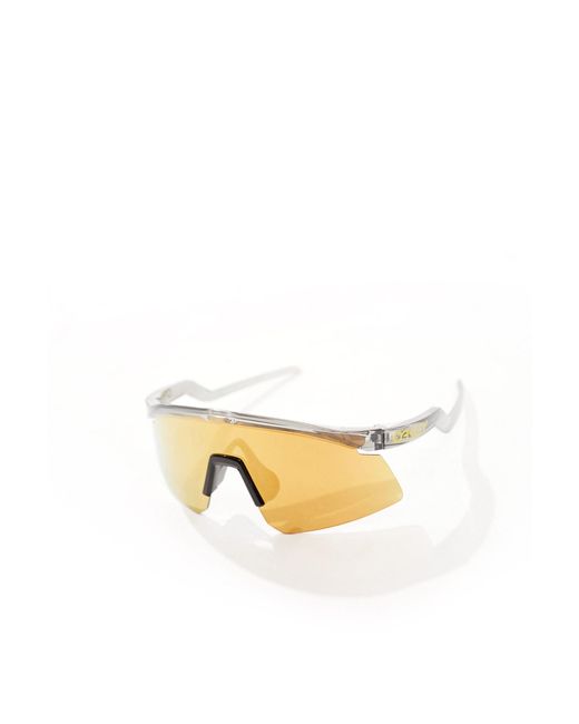 Oakley Brown Hydra Visor Sunglasses With Gold Lens