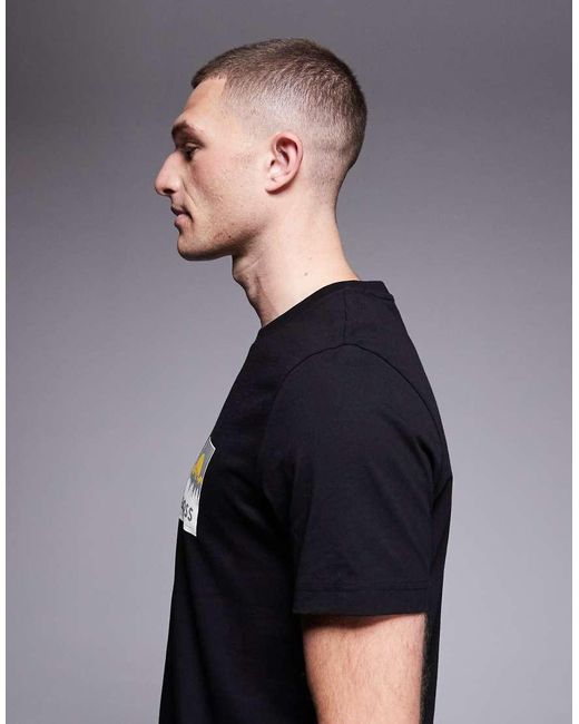 Boss Black Teplain Chest Logo T-shirt for men