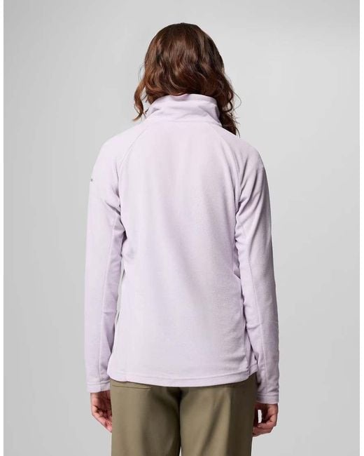Columbia White Glacial Iv 1/2 Zip Fleece