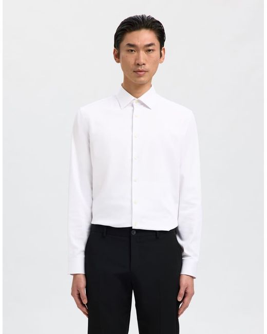 Camicia Acceso di SELECTED in White da Uomo