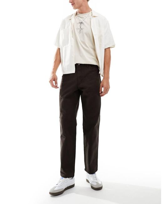 Dickies White Duck Carpenter Trousers for men