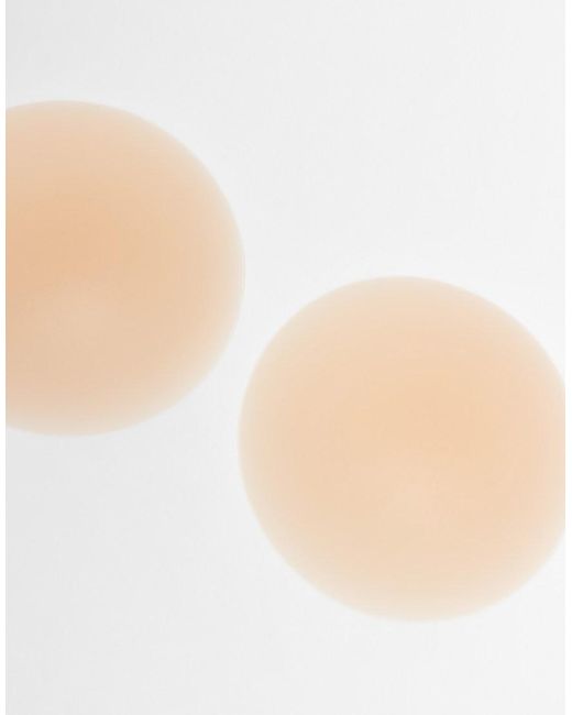 Bye Bra White Adheasive Free Nipple Silicone Reusable Covers