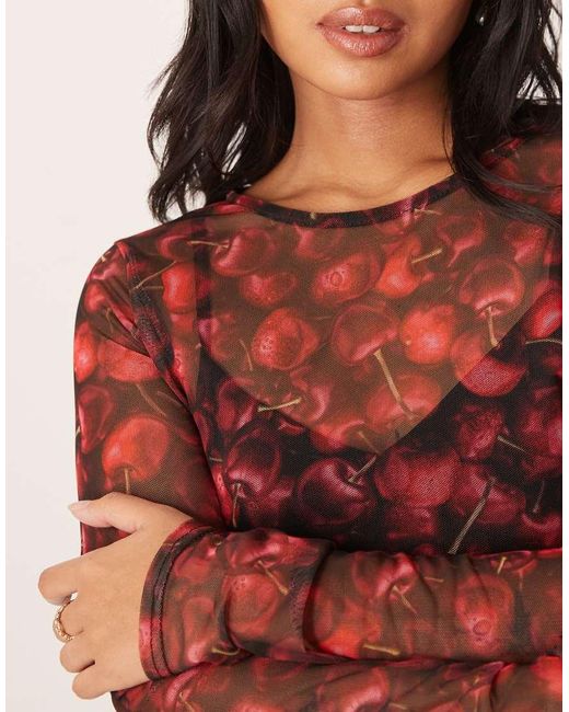 Never Fully Dressed Red Petite Mesh Maxi Dress