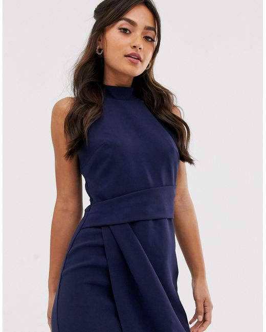 Lipsy halterneck top bodycon dress