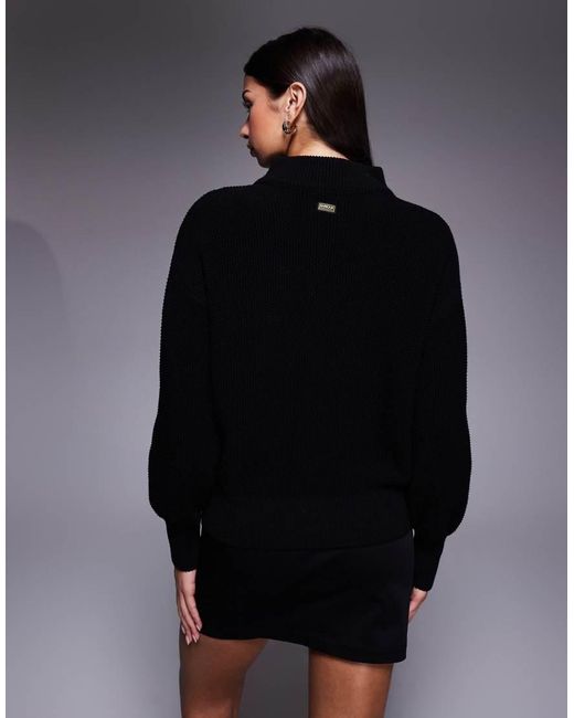 Barbour Black Rae Knitted Jumper