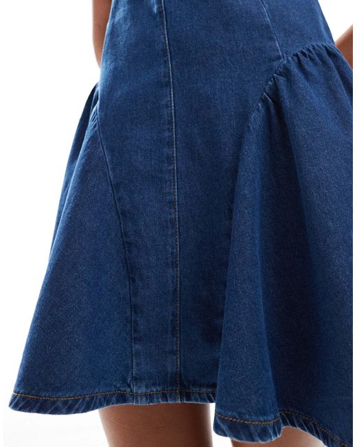 ASOS Blue – mini-jeanskleid