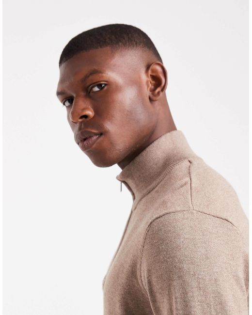 Threadbare – strickpullover in Natural für Herren