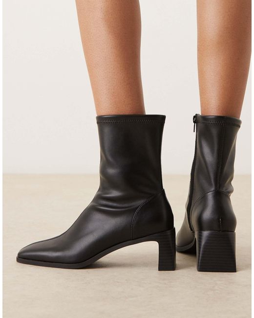 ASOS Natural Wide fit – rush – stiefeletten