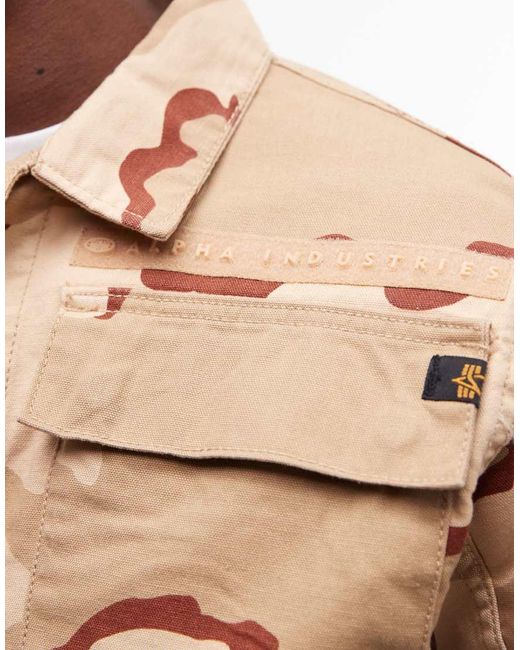 Alpha Industries Natural Shacket for men
