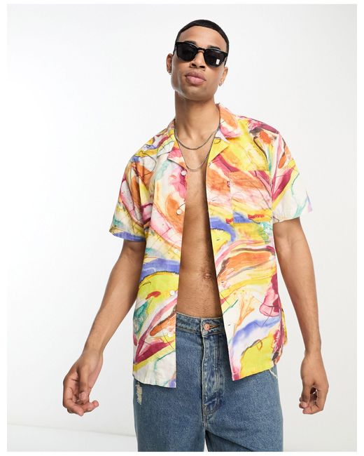 Levi's Sunset Camp Shirt in White for Men | Lyst Canada