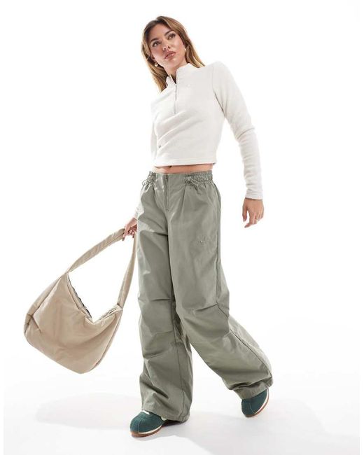Nike Fleece Joggingbroek Met Swoosh En Rits in het White