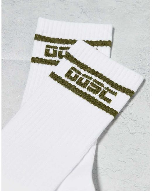 OOSC White Crew Sock