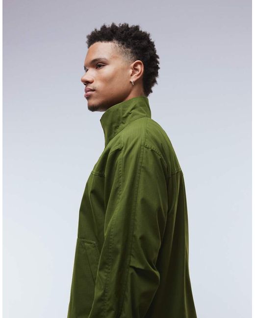 The North Face Green Cordura Wind Zip Up Jacket for men