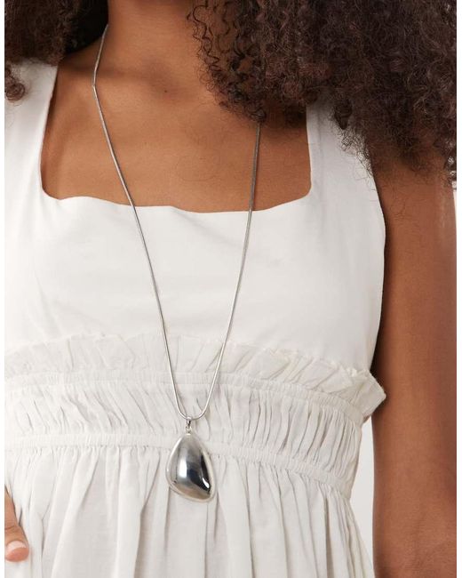 ASOS White Square Neck Cotton Sundress With Cutwork Floral