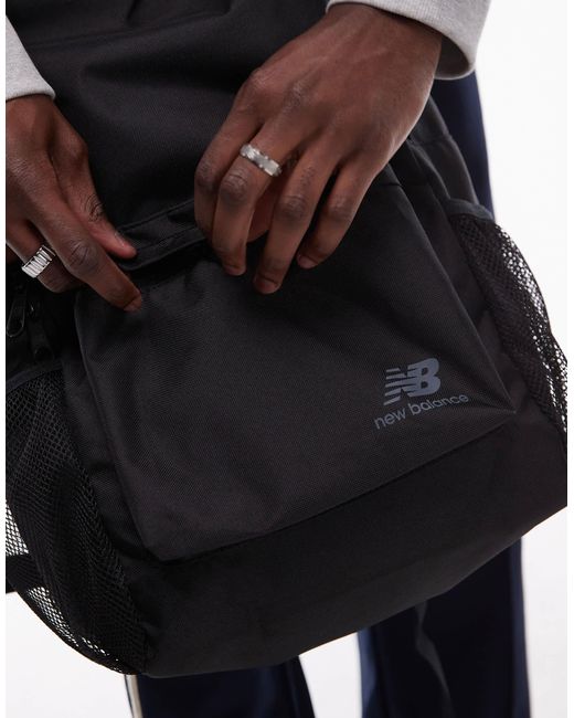New Balance – backpack mit logo in Black für Herren