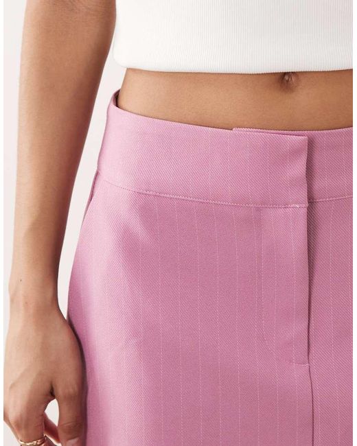 Y.A.S Pink Tailored Mini Skirt Co-ord