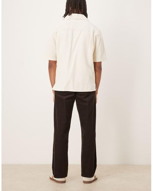 ARKET Natural Relaxed Fit Corduroy Five Pocket Pants for men