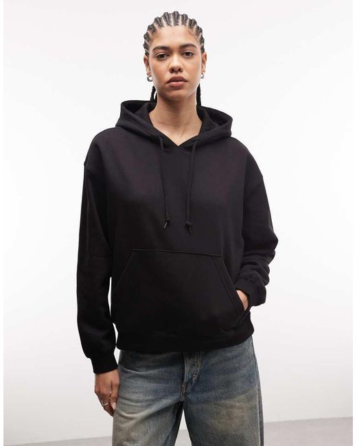 Weekday Black Essence Hoodie