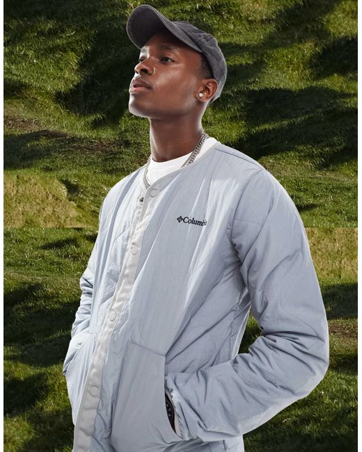 Columbia quilted jacket mens store