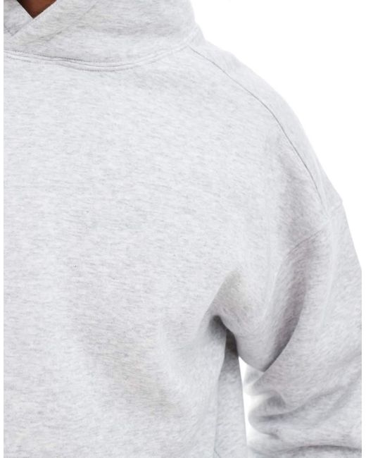 Cotton On Gray Boxy Fit Pullover Hoodie for men