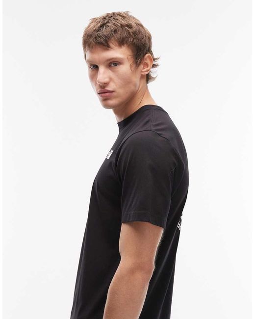 The North Face Black Monte Backprint T-shirt for men