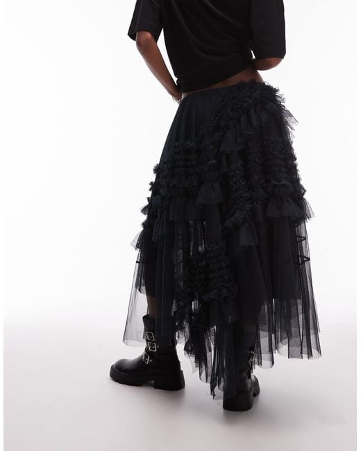AllSaints Black – jen – tüll-rock
