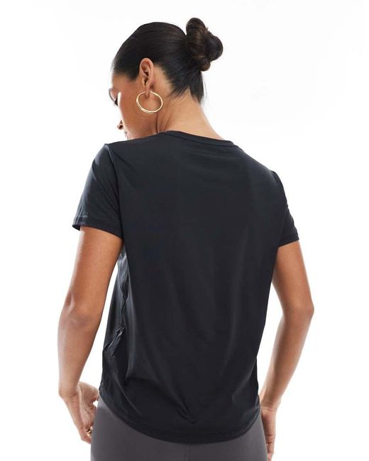 Nike Black Women's One Classic Dri-fit Short-sleeve Top