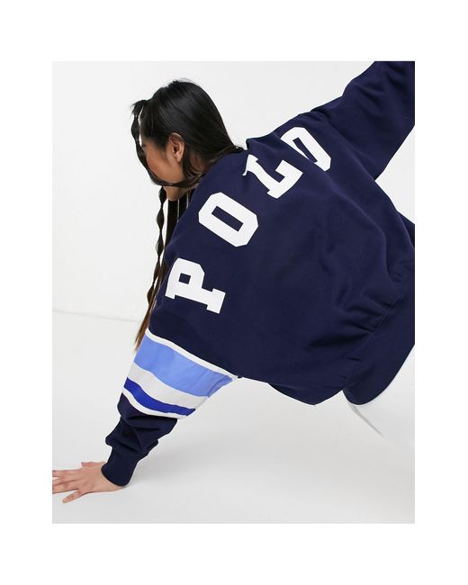 Polo Ralph Lauren – es Sweatshirt mit College-Logo in Blau | Lyst DE
