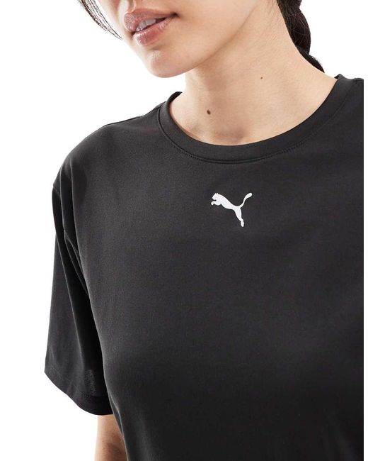 PUMA Black Tad Essential Relaxed Training T-shirt