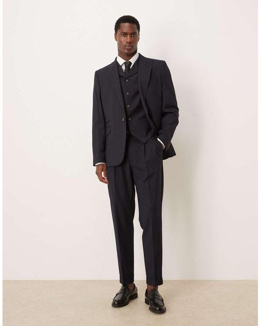 ASOS Blue Slim Suit Jacket for men
