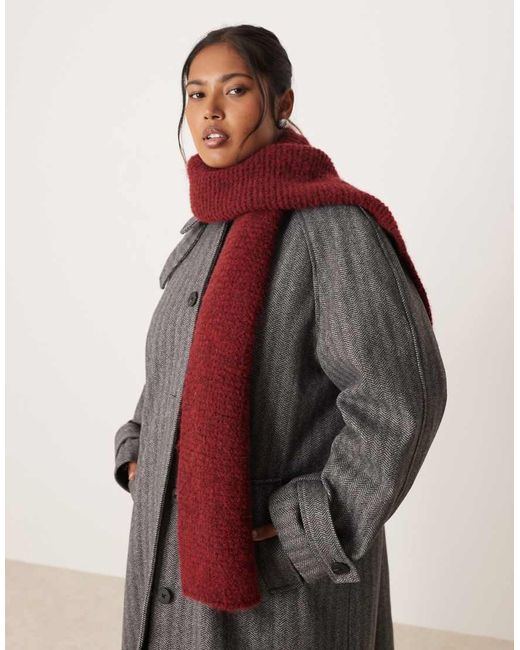 Sciarpa Bordeaux di ASOS in Red