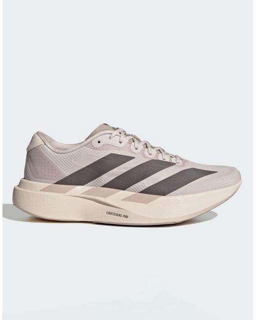 Adidas Originals White Adizero Evo Sl Shoes