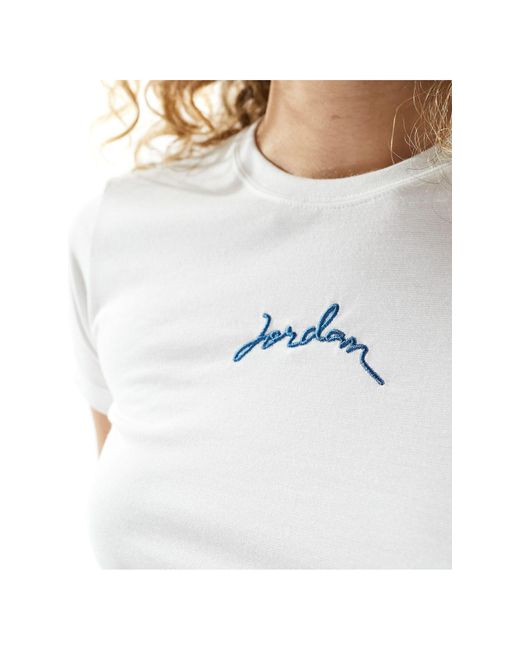 Nike Blue Jordan Baby Crop T-shirt