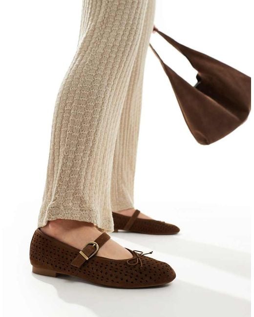 Ballerine Marroni di Stradivarius in Natural