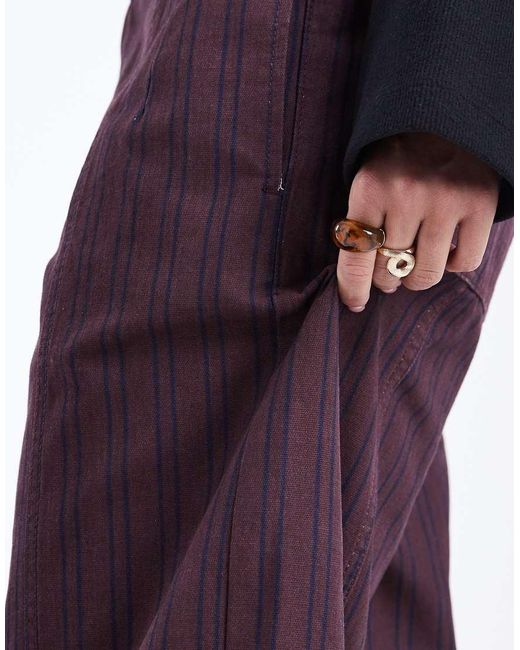 ASOS Laundered Pull On Barrel Trousers
