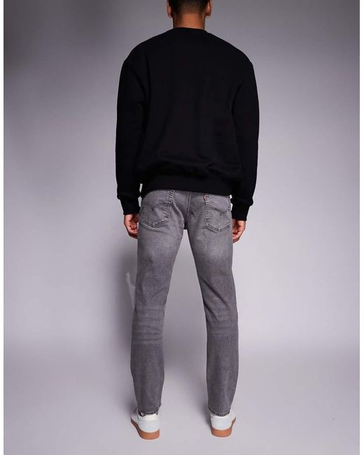 Levi's Gray 502 Tapered Jeans for men